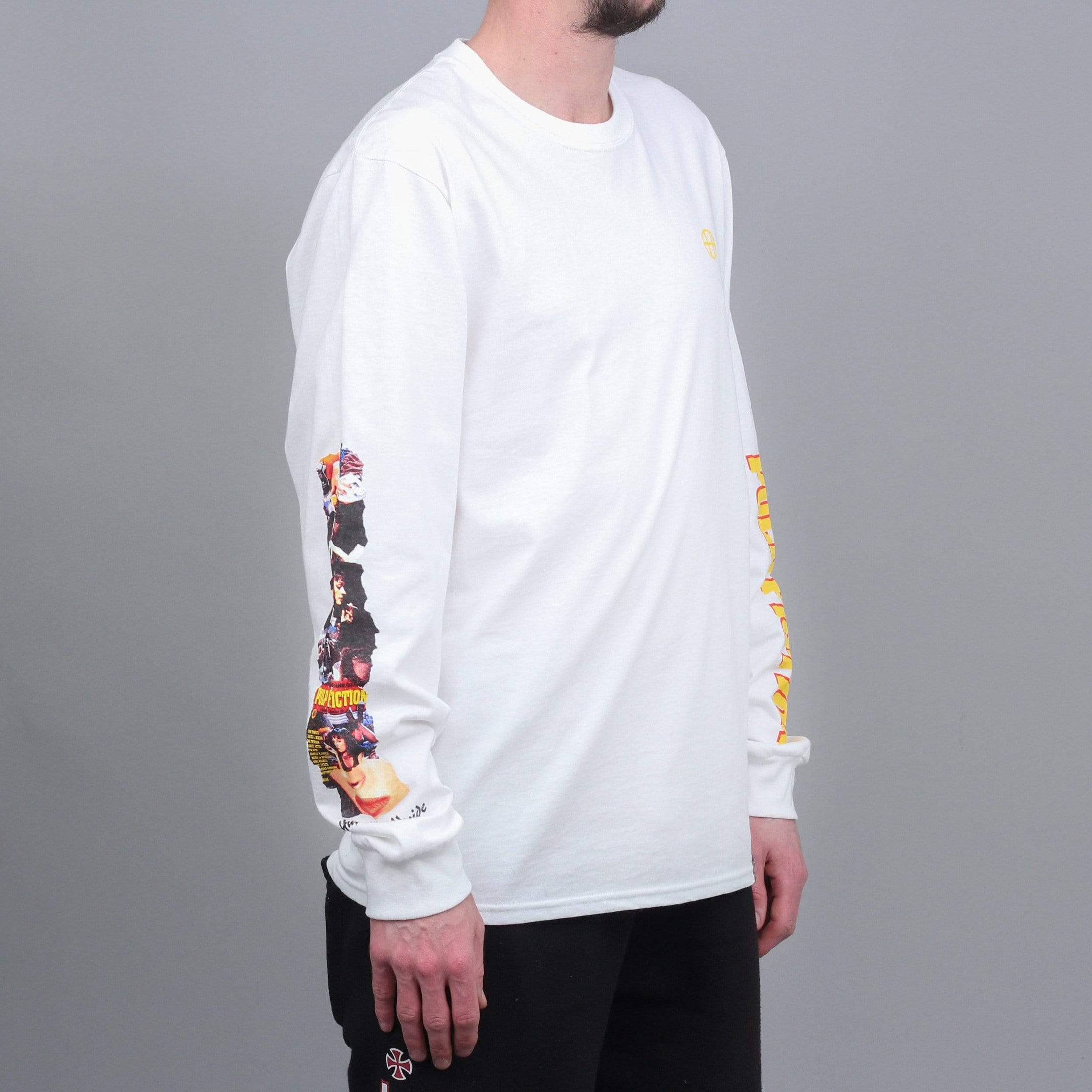 HUF x Pulp Fiction Collage Longsleeve T-Shirt White