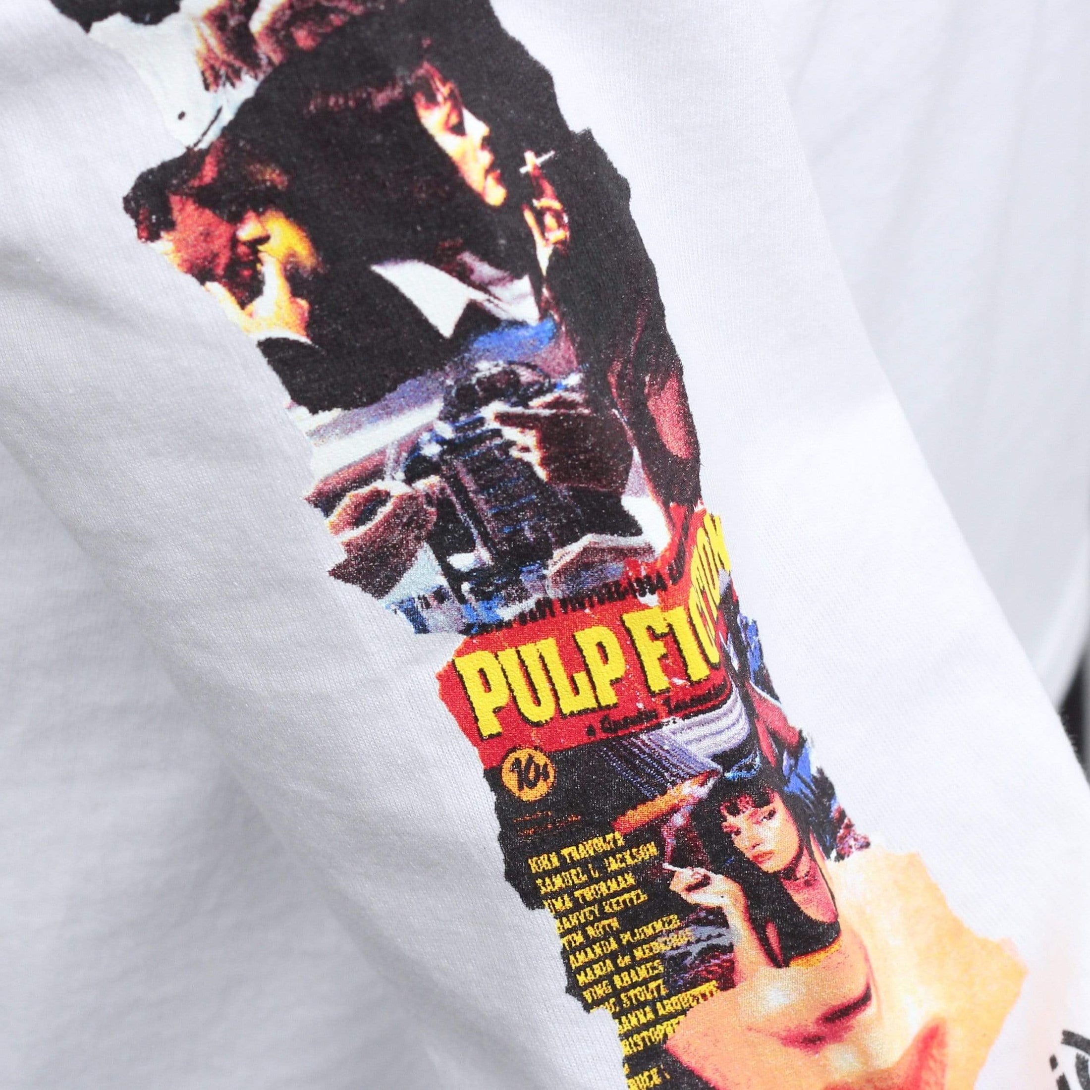 HUF x Pulp Fiction Collage Longsleeve T-Shirt White