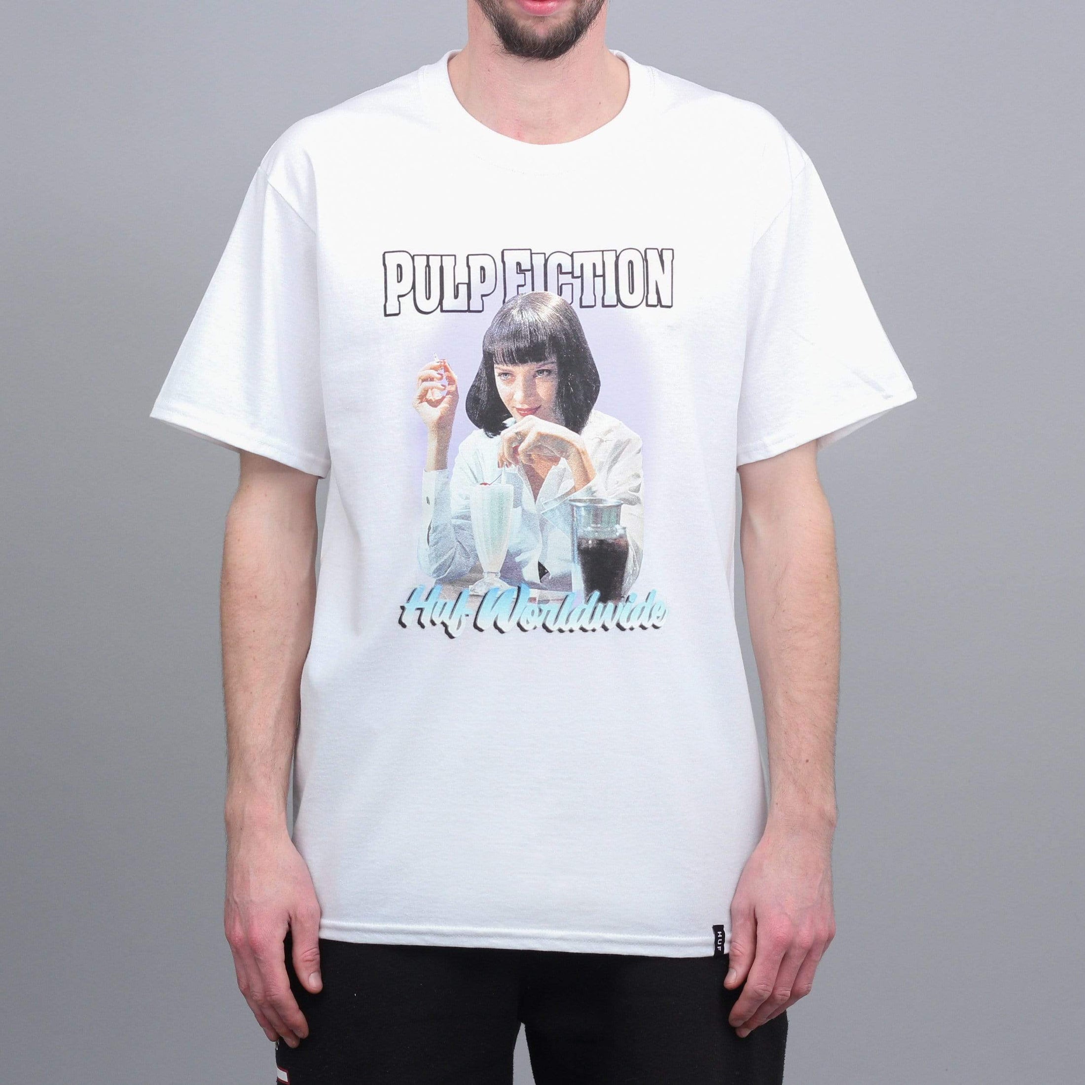 HUF x Pulp Fiction Mia Airbrush T-Shirt White
