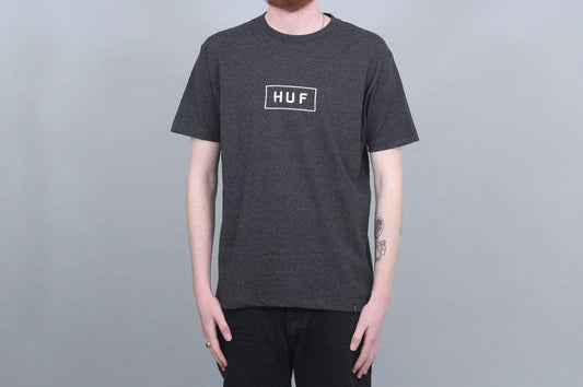 HUF Bar Logo EMB T-Shirt Black