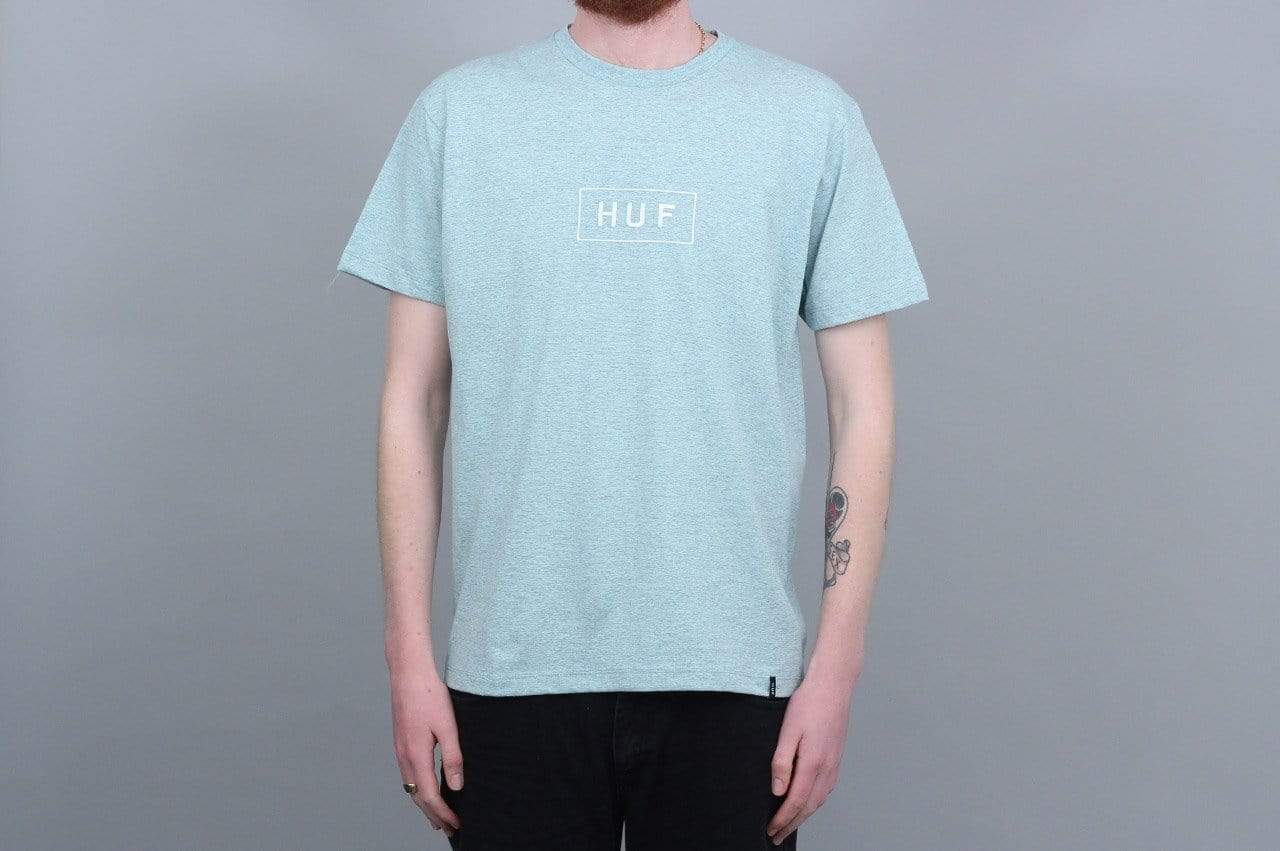 HUF Bar Logo EMB T-Shirt Light Blue