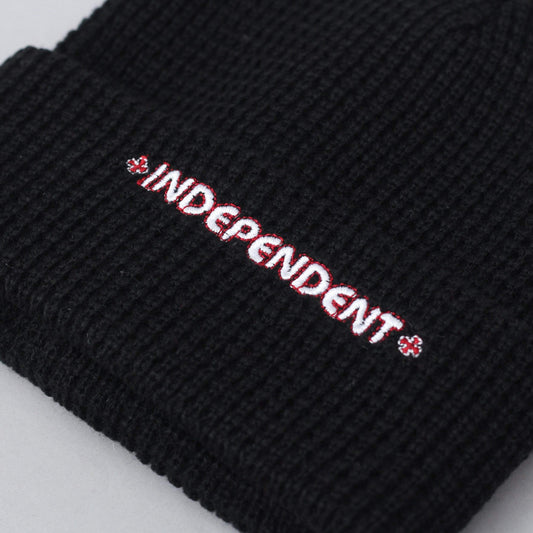 Independent Bar Beanie Black / White