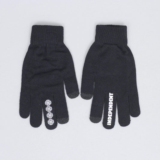 Independent Crosses Gloves Black