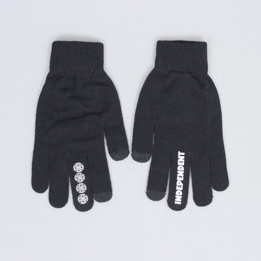 Independent Crosses Gloves Black