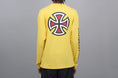 Load image into Gallery viewer, Independent Bar Cross Longsleeve T-Shirt Yellow
