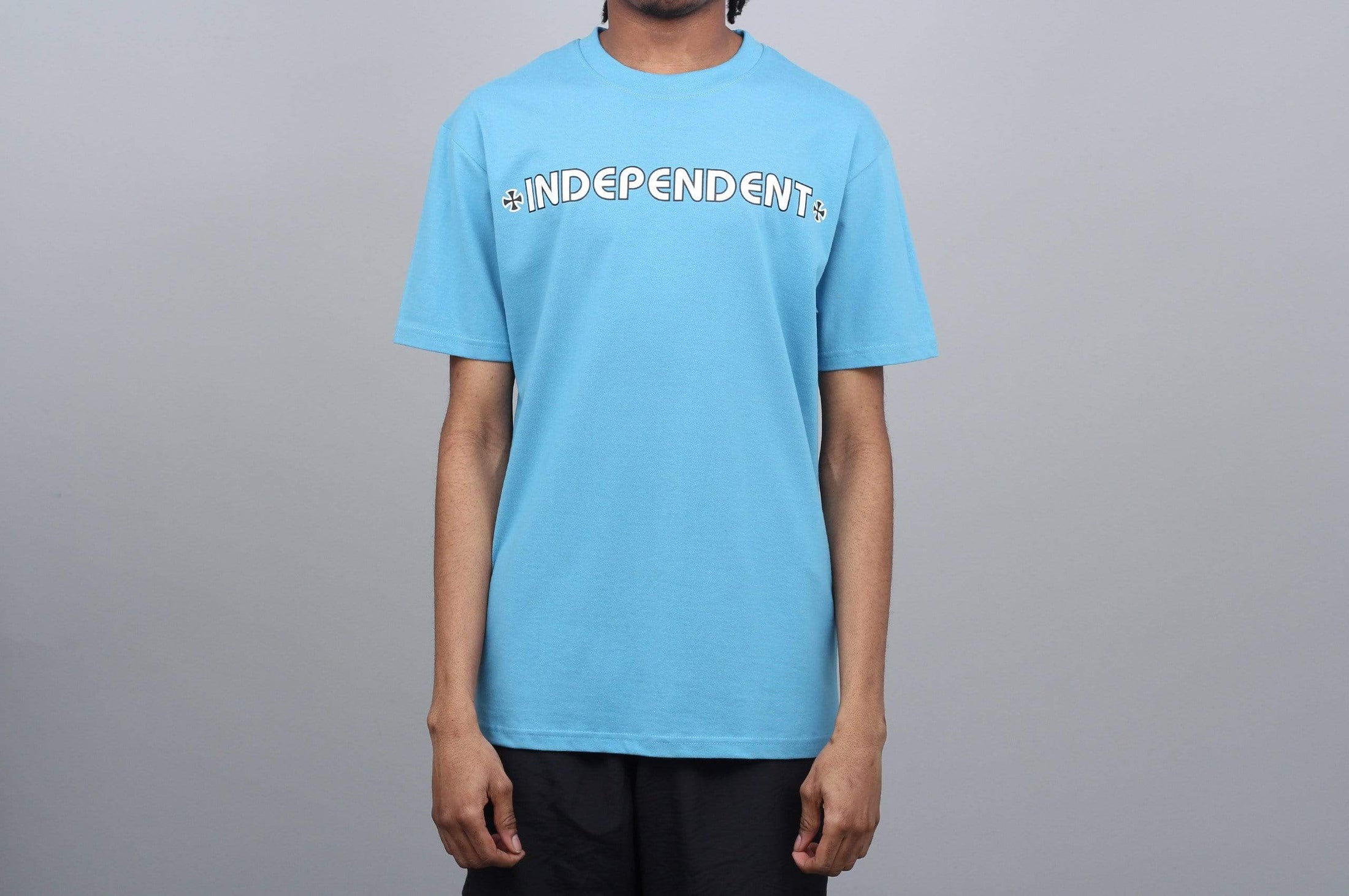Independent Bar Cross T-Shirt Carolina Blue