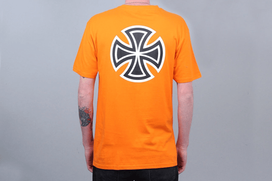 Independent Bar Cross T-Shirt Orange