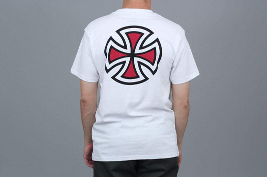 Independent Bar Cross T-Shirt White