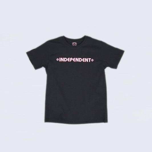 Independent Bar Cross Kids T-Shirt Black