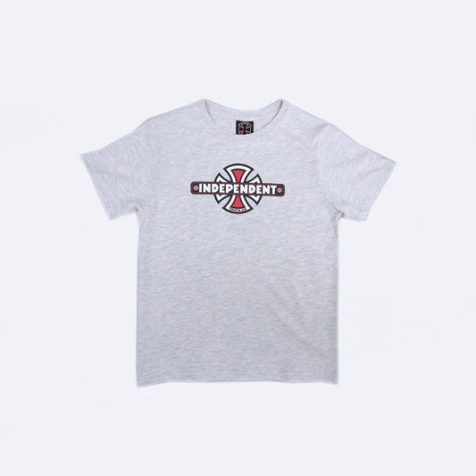 Independent Vintage Cross Youth T-Shirt Athletic Heather