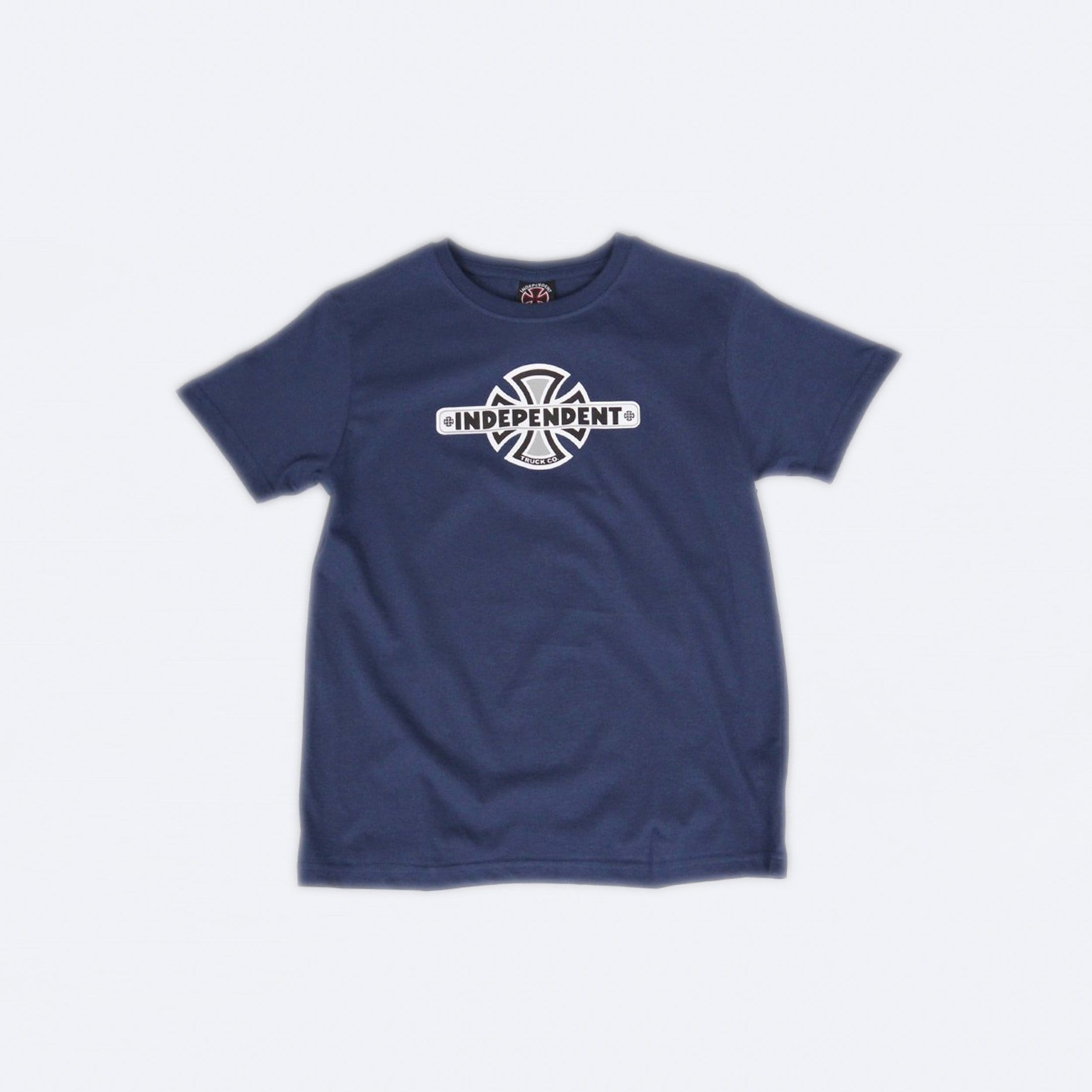 Independent Vintage Cross Youth T-Shirt Navy