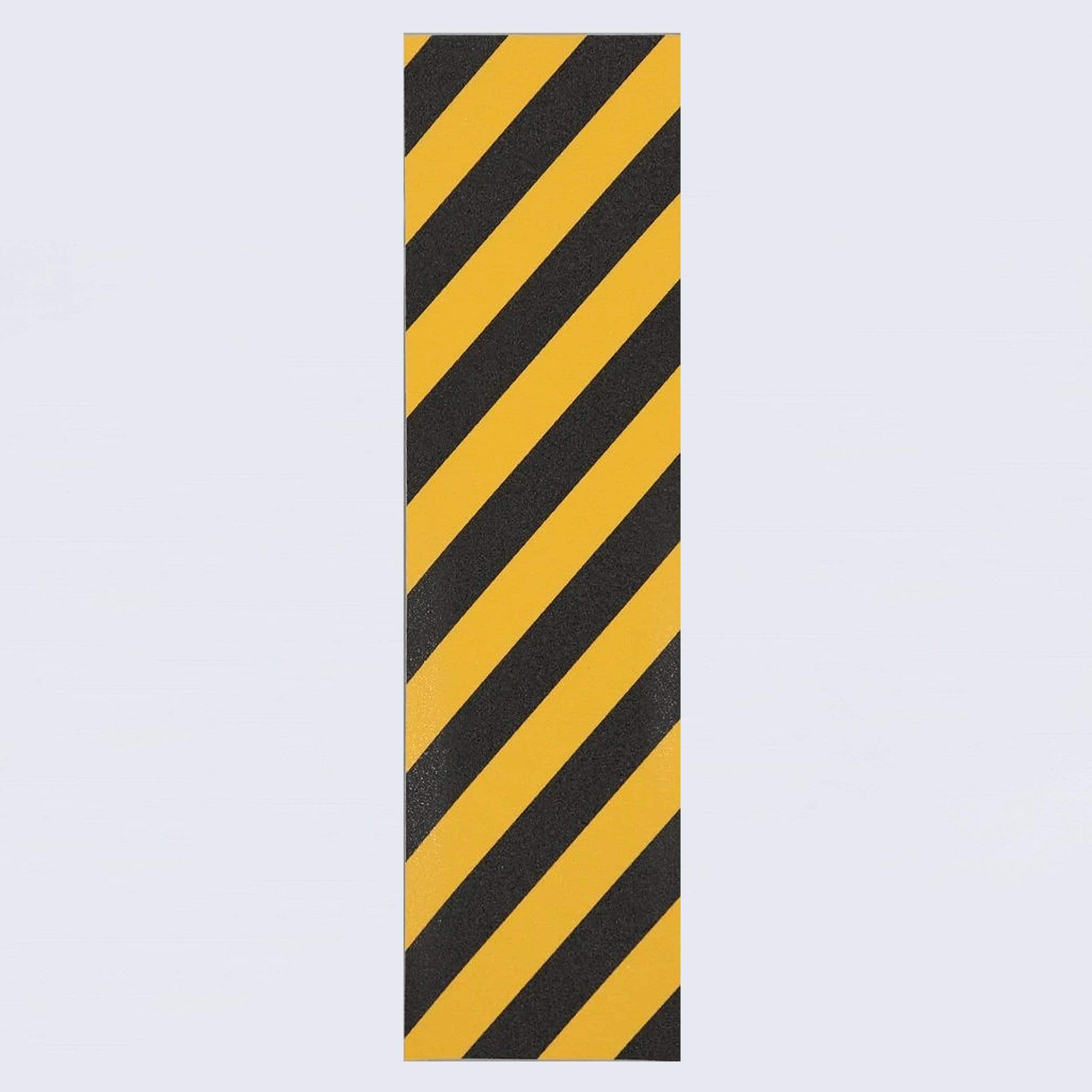 Jessup 9 Colour Skateboard Griptape Black / Yellow Stripe