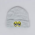 Load image into Gallery viewer, Krooked Eyes Embroidered Cuff Beanie Athletic Heather / Yellow
