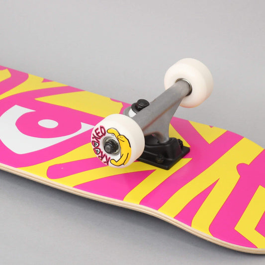 Krooked 8.0 Big Eyes Two Complete Skateboard Yellow / Pink