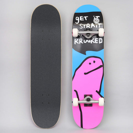 Krooked 8.0 Team Shmoo Complete Skateboard Pink