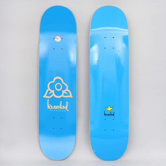 Krooked 7.75 Ikons 2 PP Skateboard Deck Blue