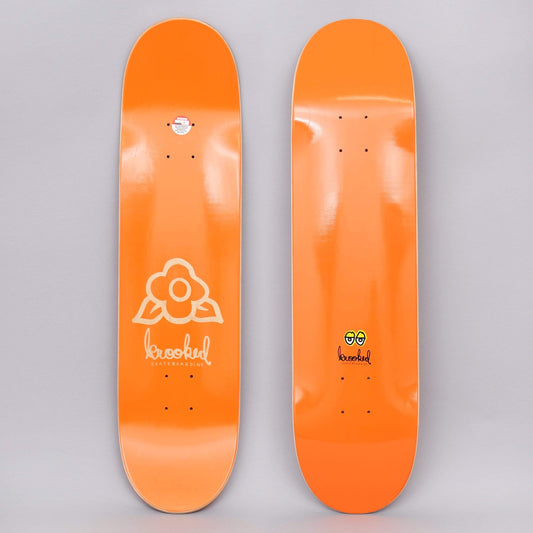 Krooked 8.06 Ikons Skateboard Deck Orange