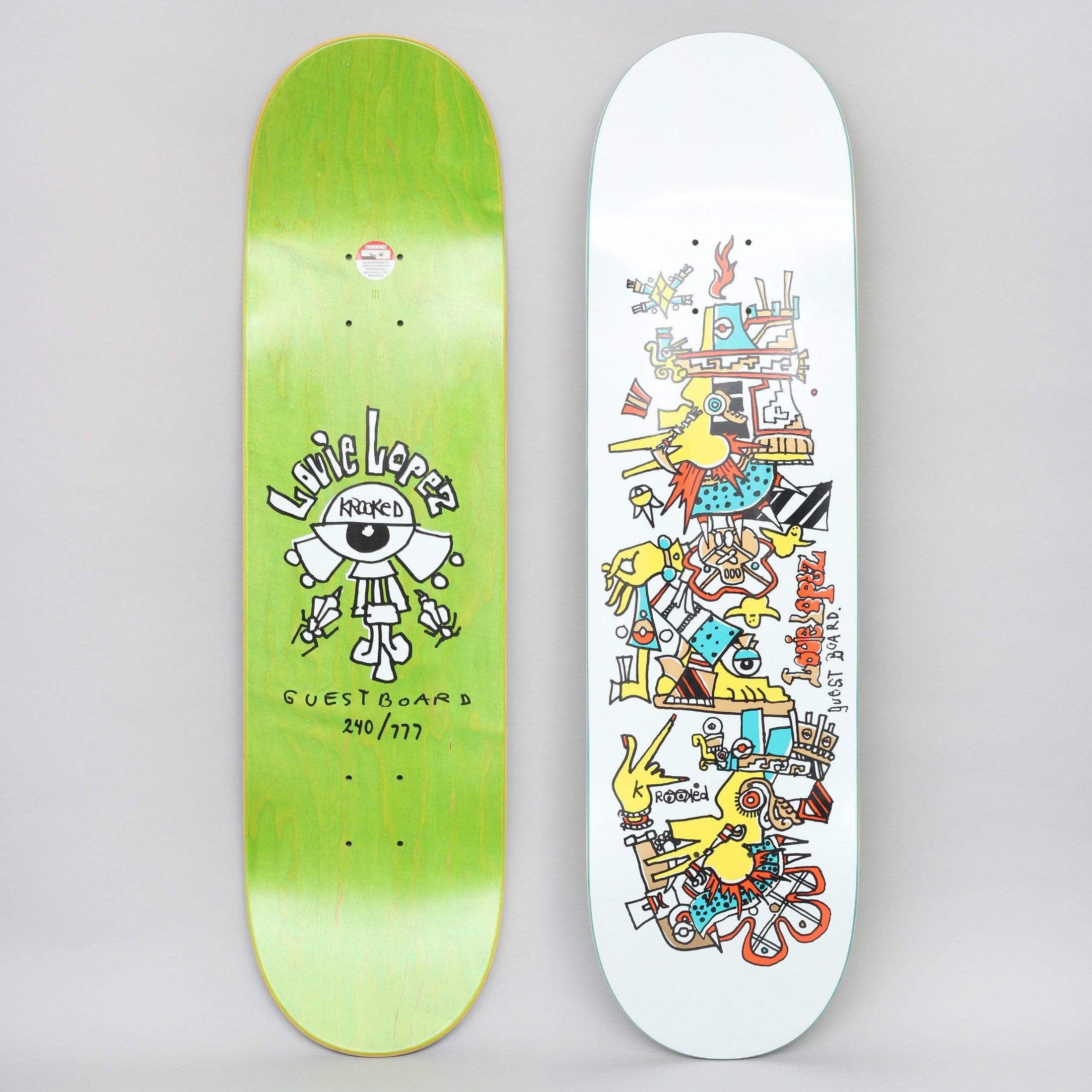 Krooked 8.25 Louie Lopez Guest Model Skateboard Deck