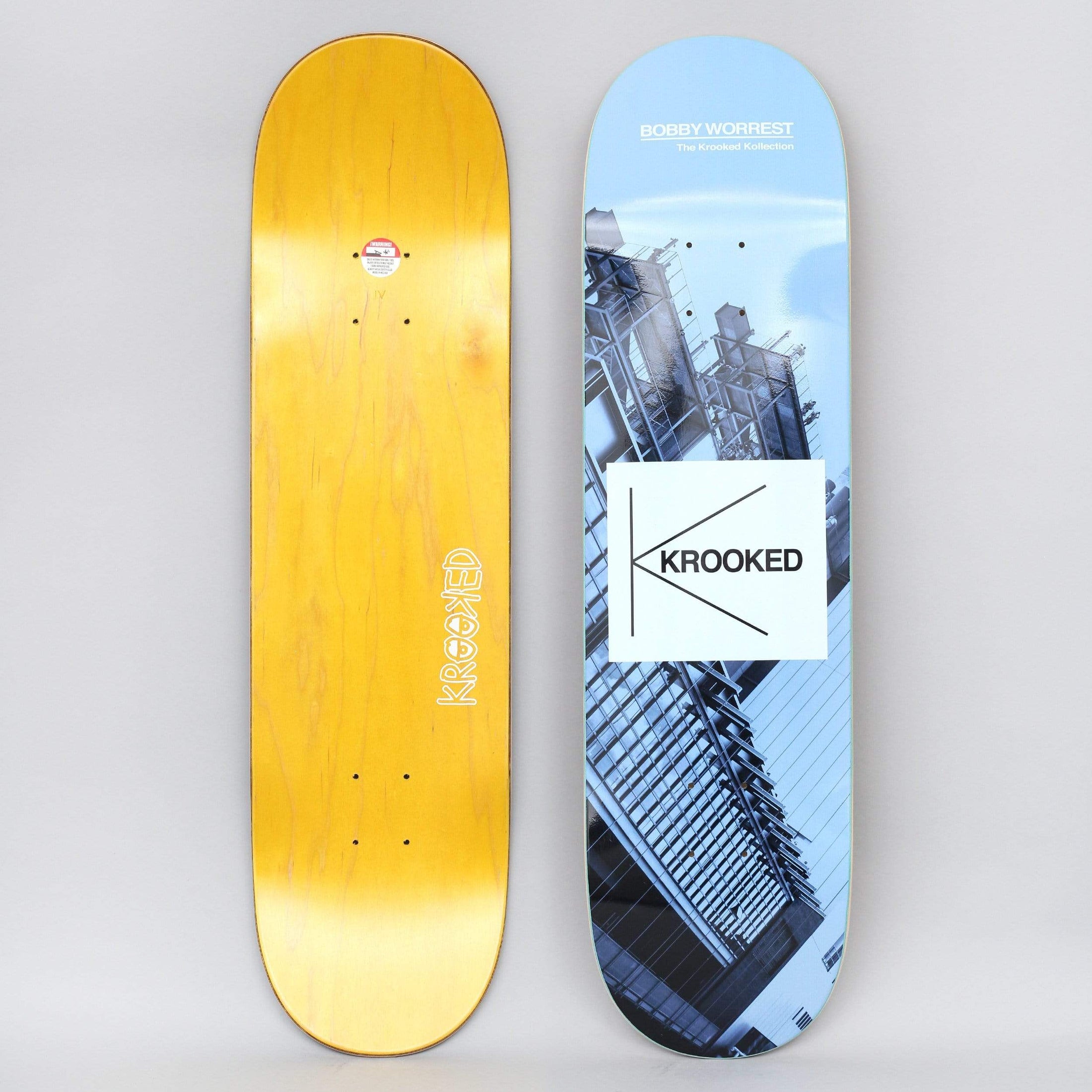 Krooked 8.25 Worrest Kollection Full Skateboard Deck Blue