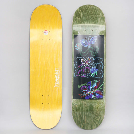 Krooked 8.62 Gonz Velvet Skateboard Deck Green