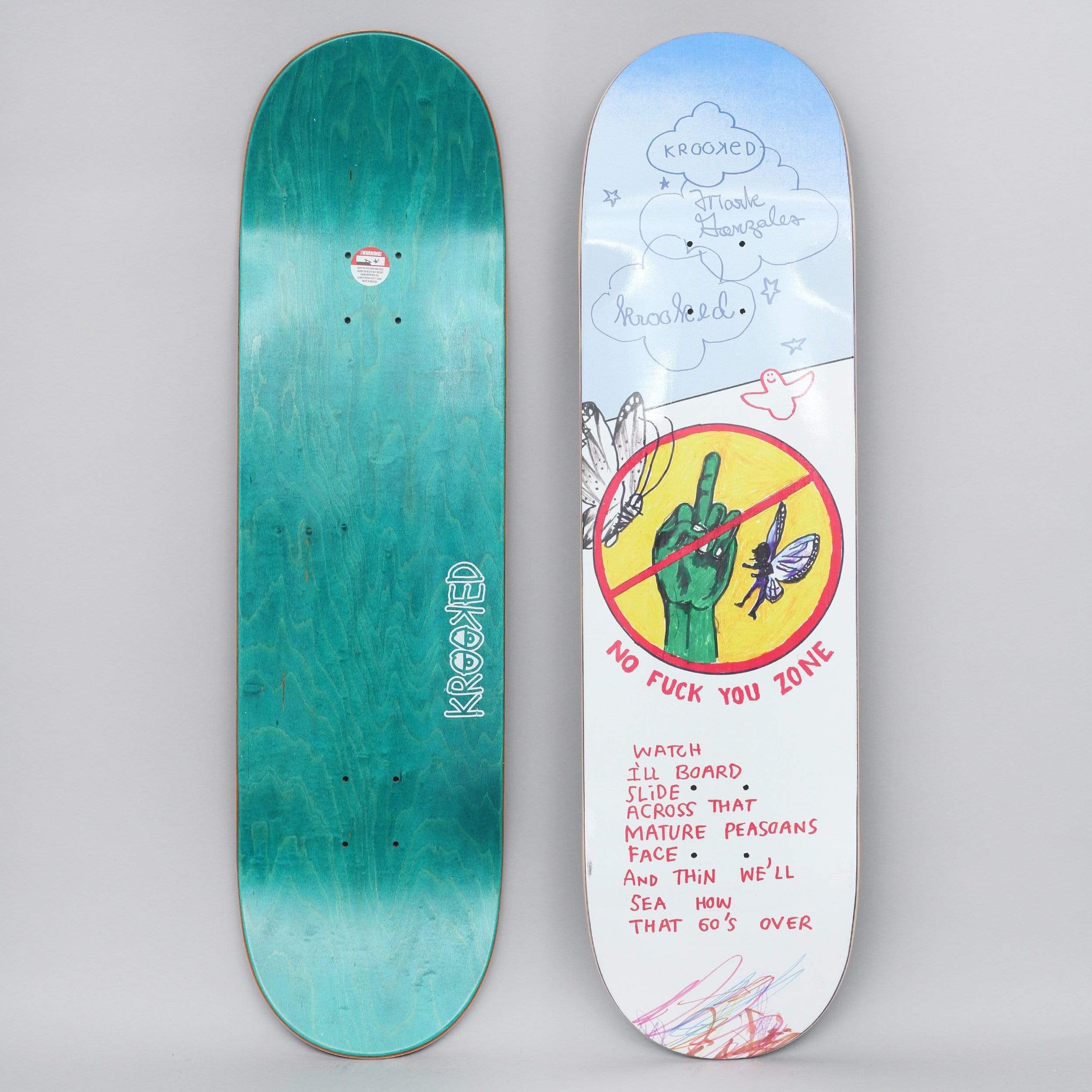 Krooked 8.62 Gonzales Nofu Zone Skateboard Deck