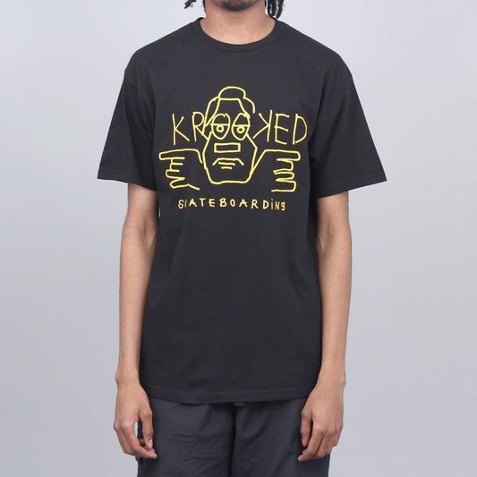 Krooked Dude T-Shirt Black / Orange-ish