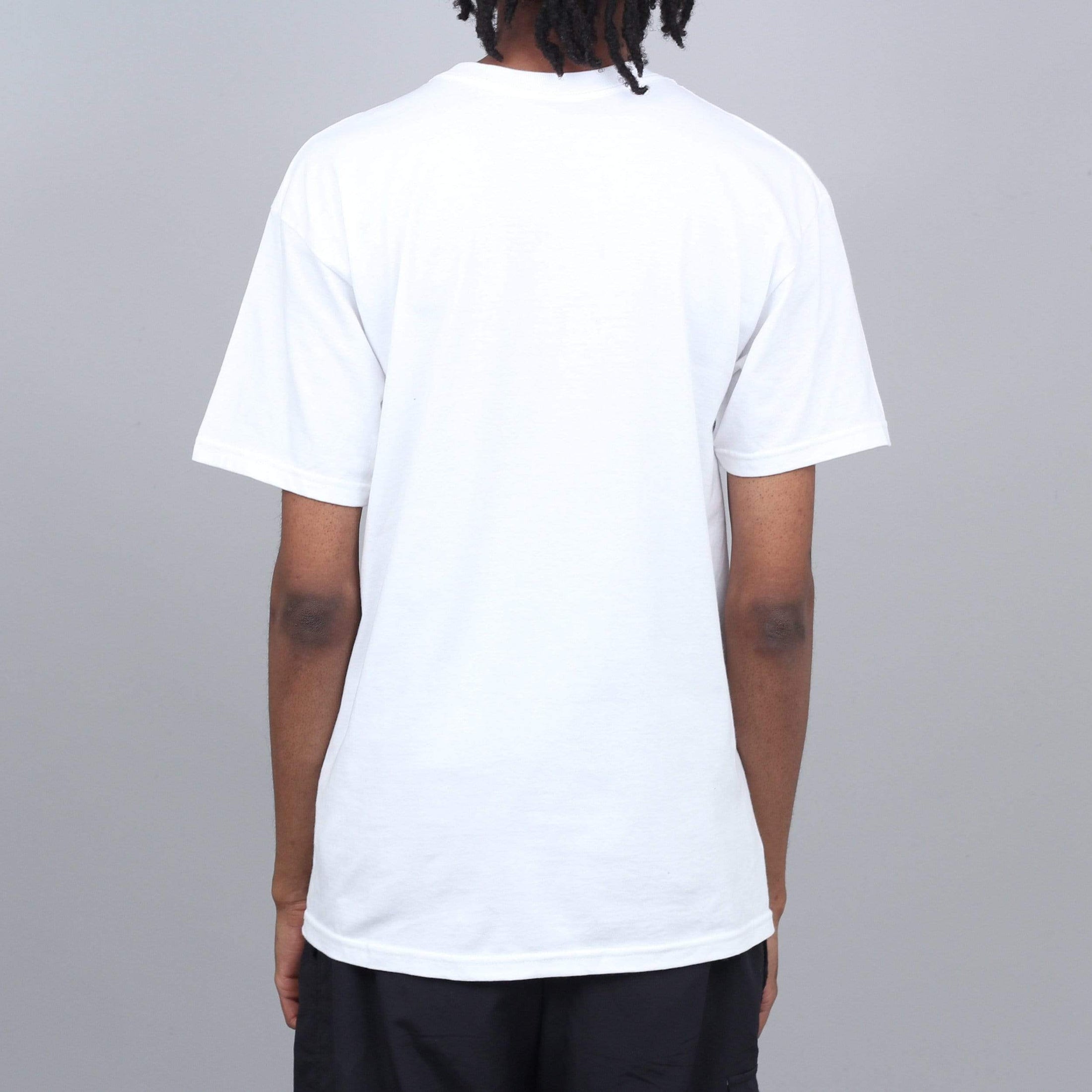 Krooked Skript T-Shirt White / Navy