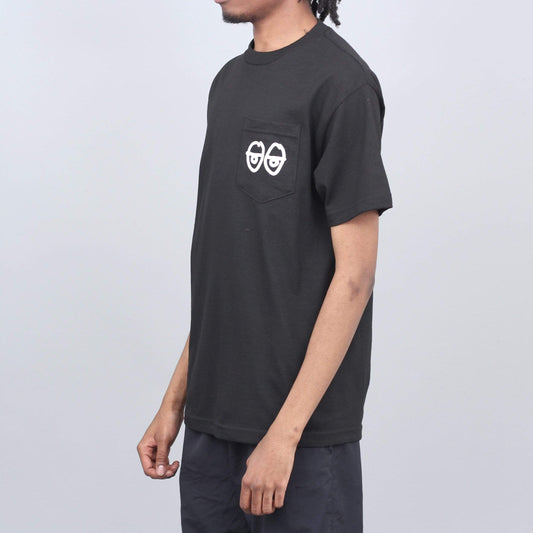 Krooked Strait Eyes T-Shirt Black / White