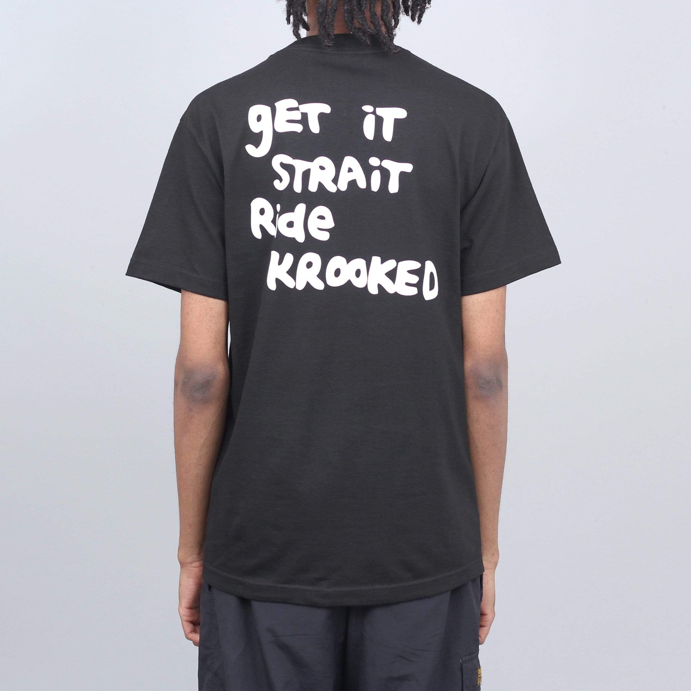 Krooked Strait Eyes T-Shirt Black / White