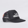 Load image into Gallery viewer, Life Is Unfair Visual FX Trucker Cap Black
