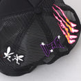 Load image into Gallery viewer, Life Is Unfair Visual FX Trucker Cap Black
