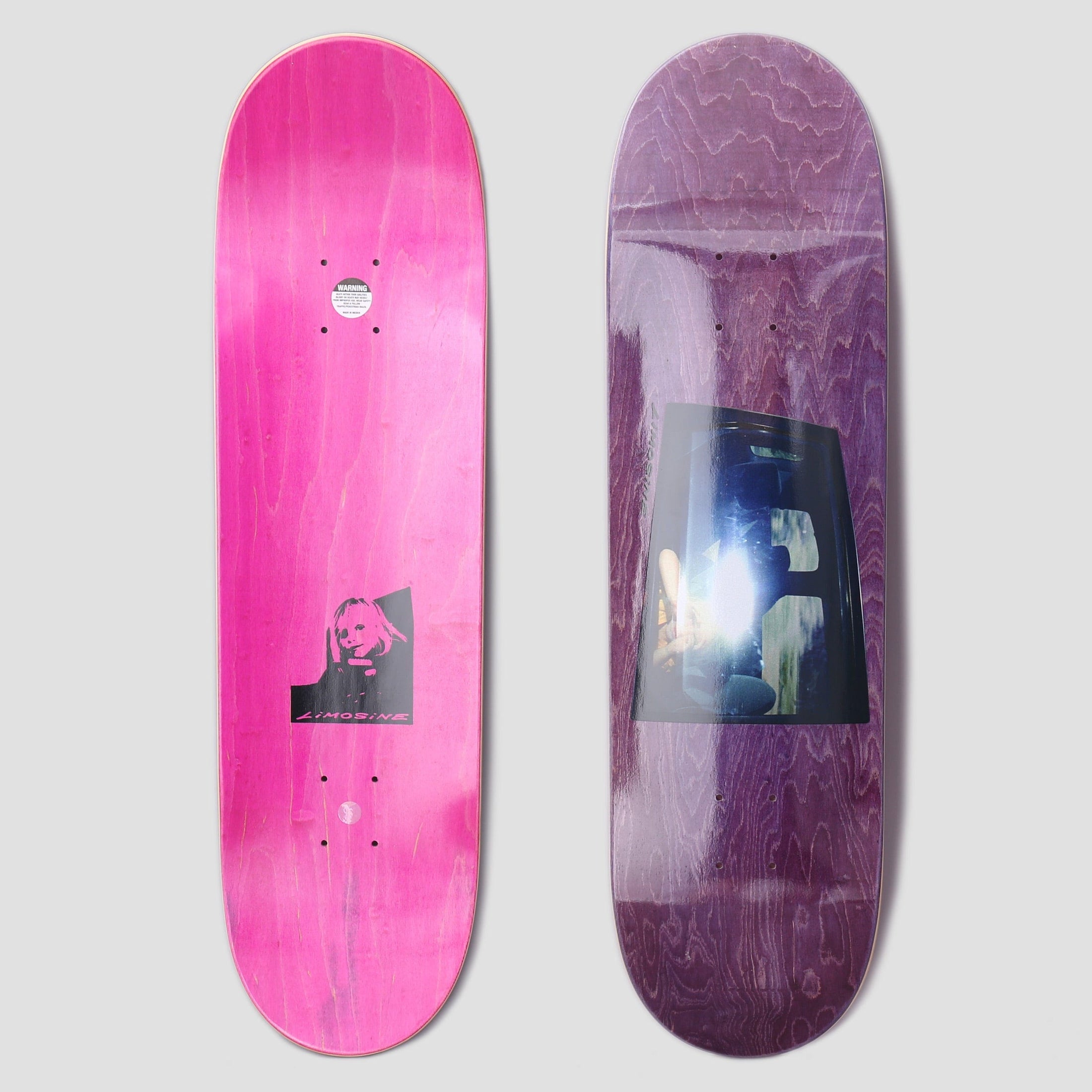 Limosine 8.5 Cyrus Bennett Window Skateboard Deck Purple