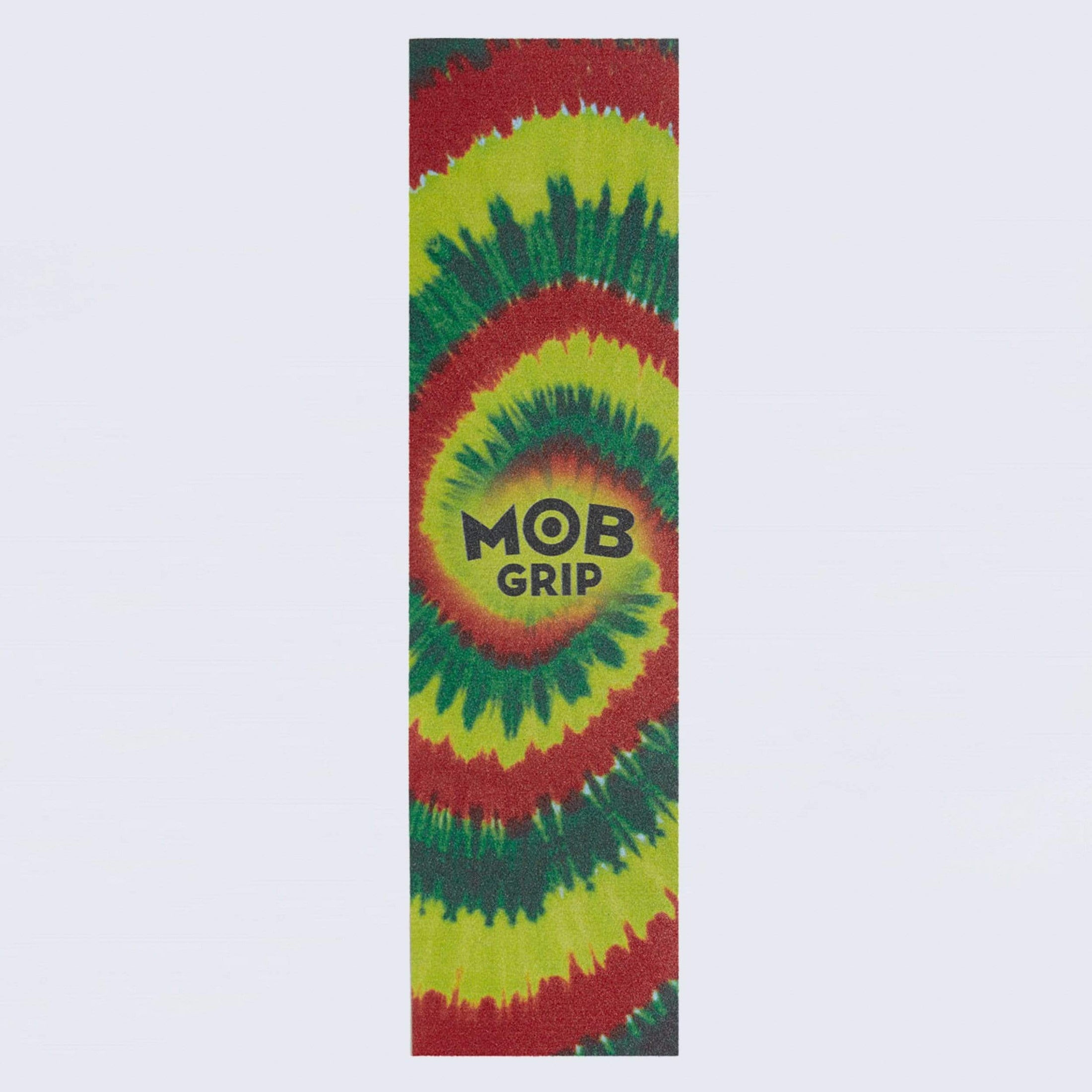 MOB Tie Dye Graphic Griptape Green / Yellow / Red
