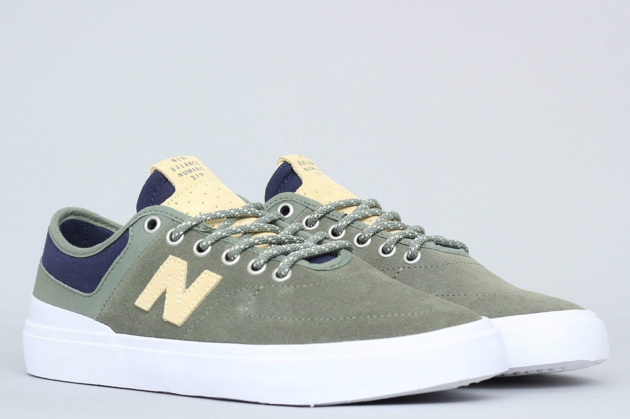 New Balance NM379 Shoes Olive / Yellow - Marius Syvanen