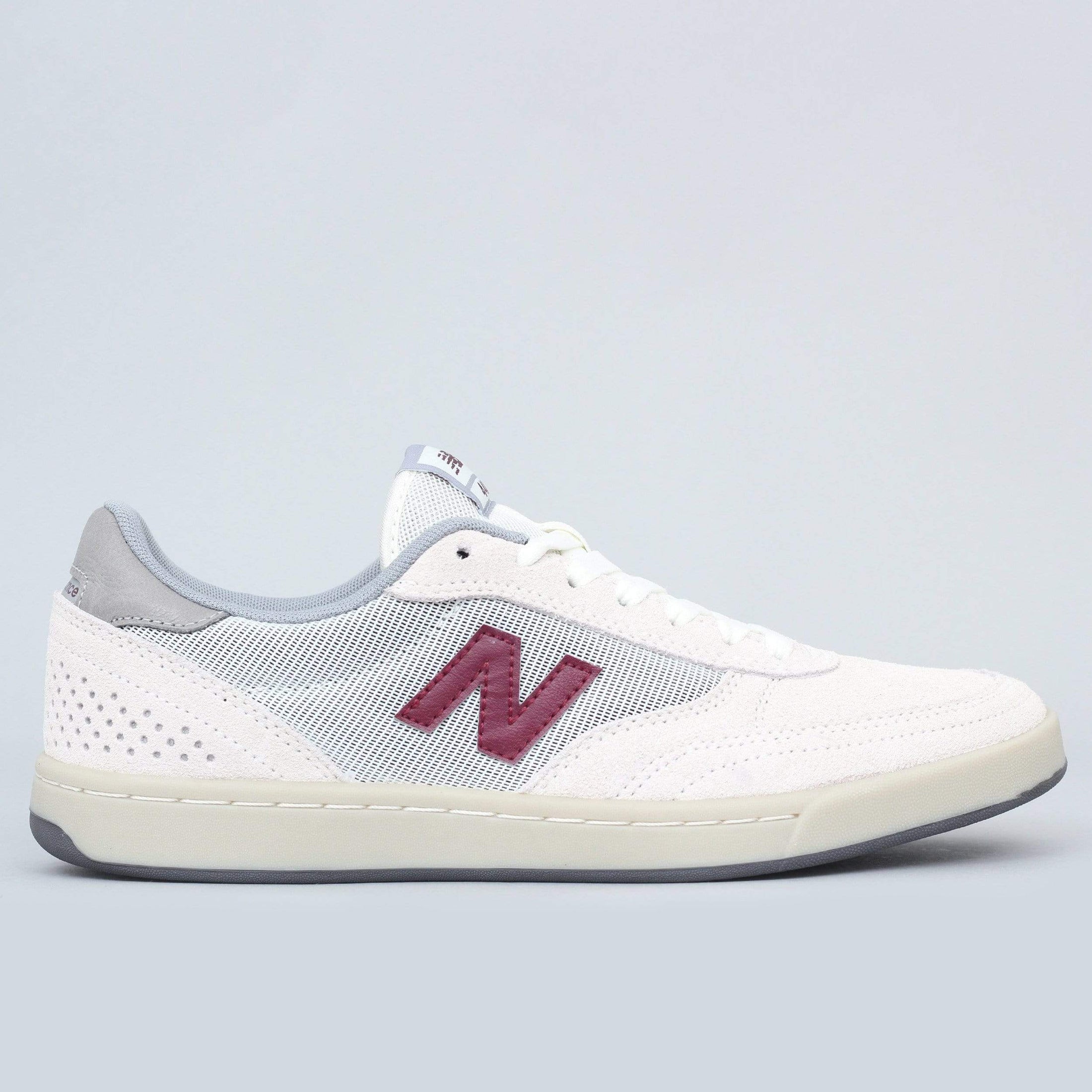 New Balance Numeric 440 Shoes White / Burgundy