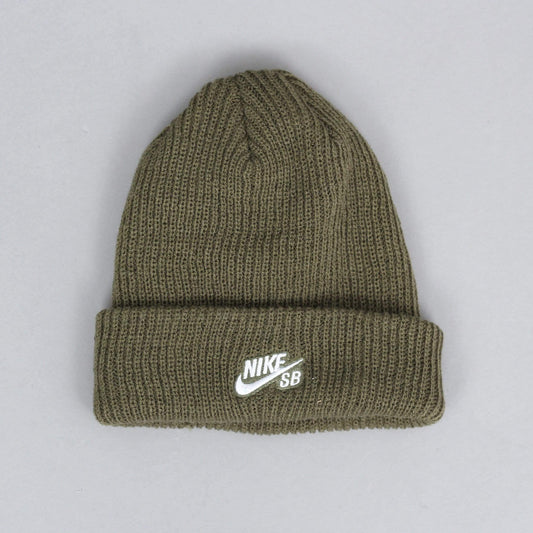 Nike SB Fisherman Beanie Medium Olive / White