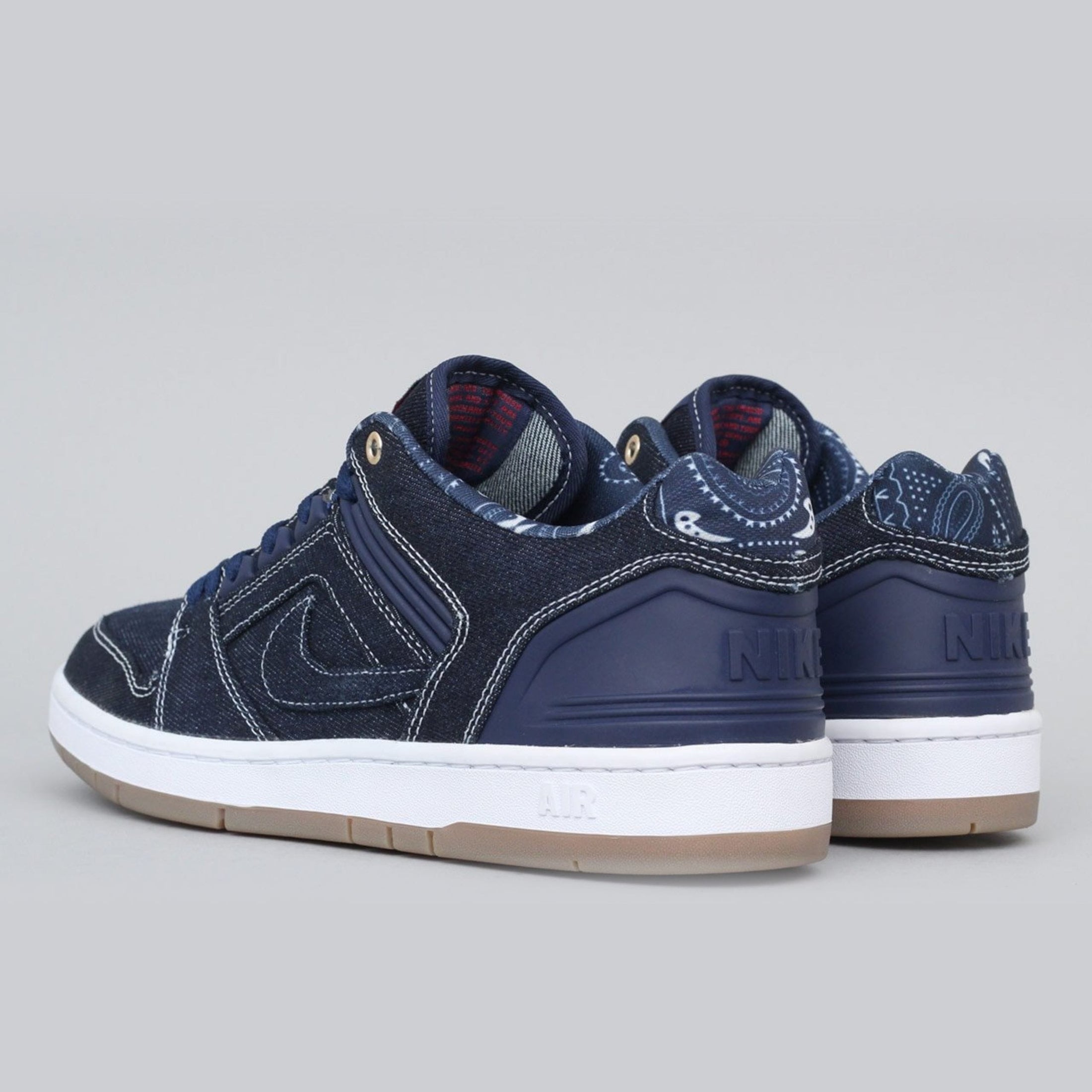 Nike SB Air Force II Low QS Shoes Binary Blue / Binary Blue - White