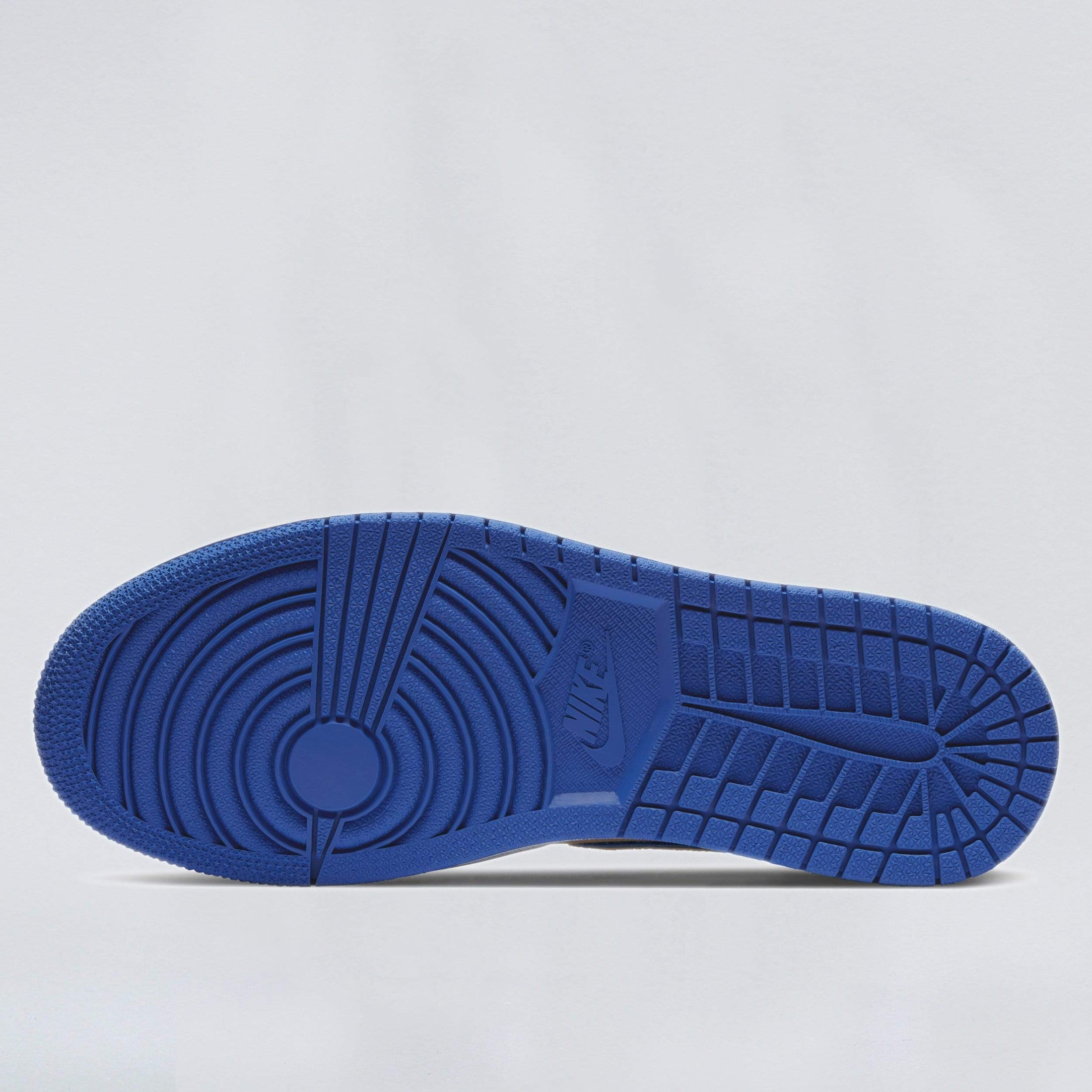 Nike SB Air Jordan 1 Low QS Shoes Desert Ore / Royal Blue - Dark Powder Blue