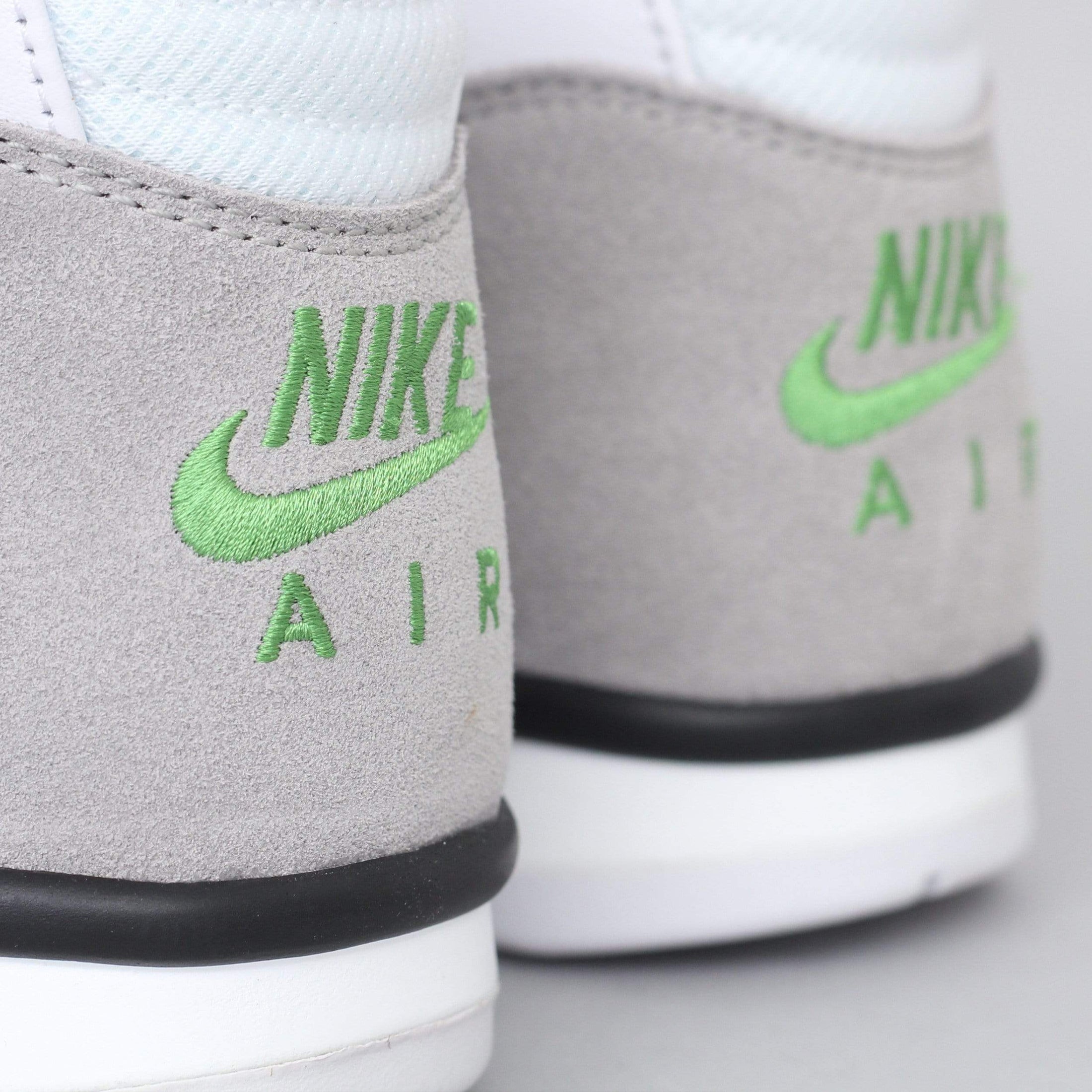 Nike SB Air Trainer I ISO Shoes Medium Grey / Black - White - Chlorophyll