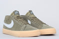 Load image into Gallery viewer, Nike SB Blazer Chukka Shoes Medium Olive / Gum Light Brown / Light Armoury Blue

