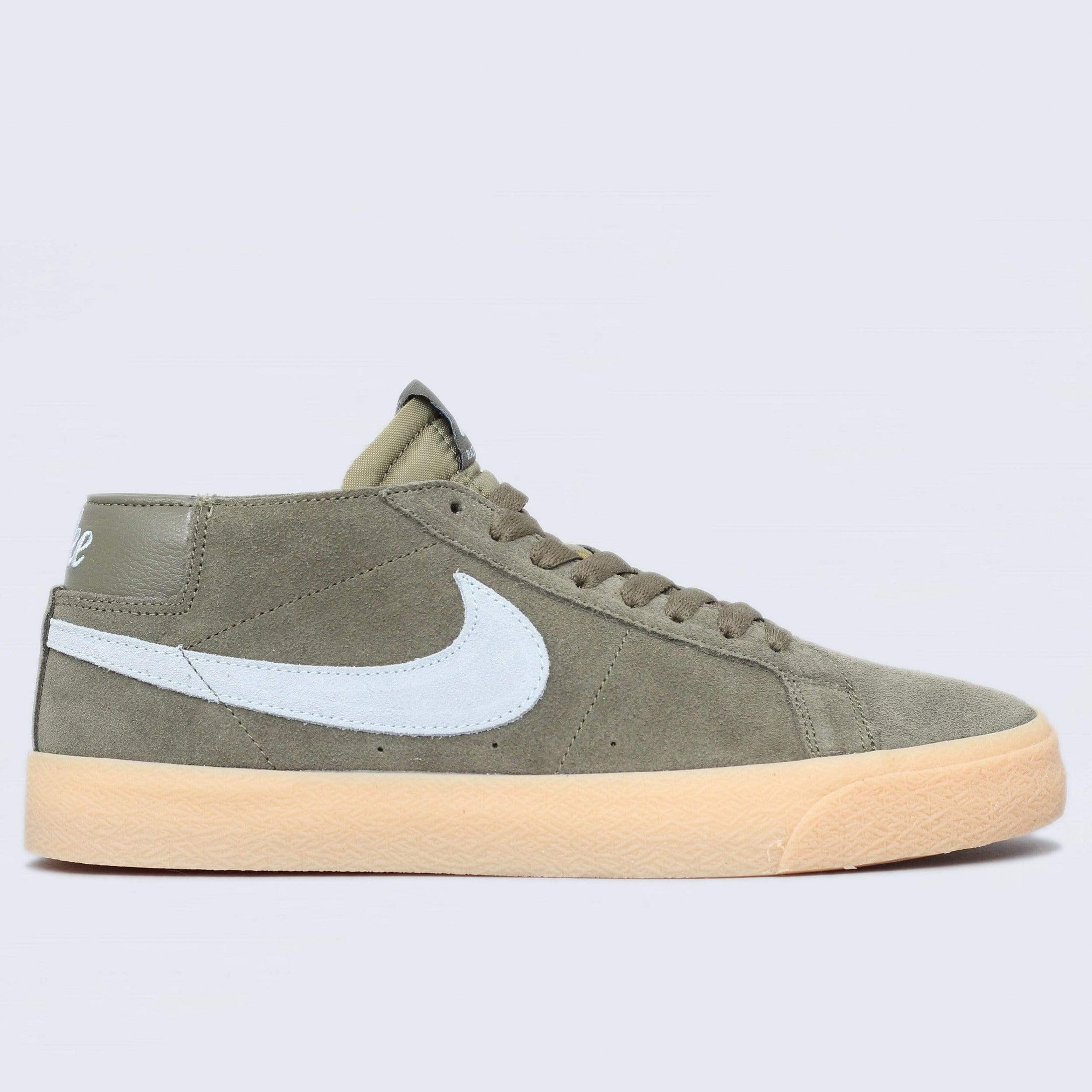Brown Nike Zoom Chukka Nike SB Blazer Chukka Shoes Medium Olive