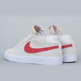 Load image into Gallery viewer, Nike SB Blazer Chukka Shoes Vast Grey / Team Crimson
