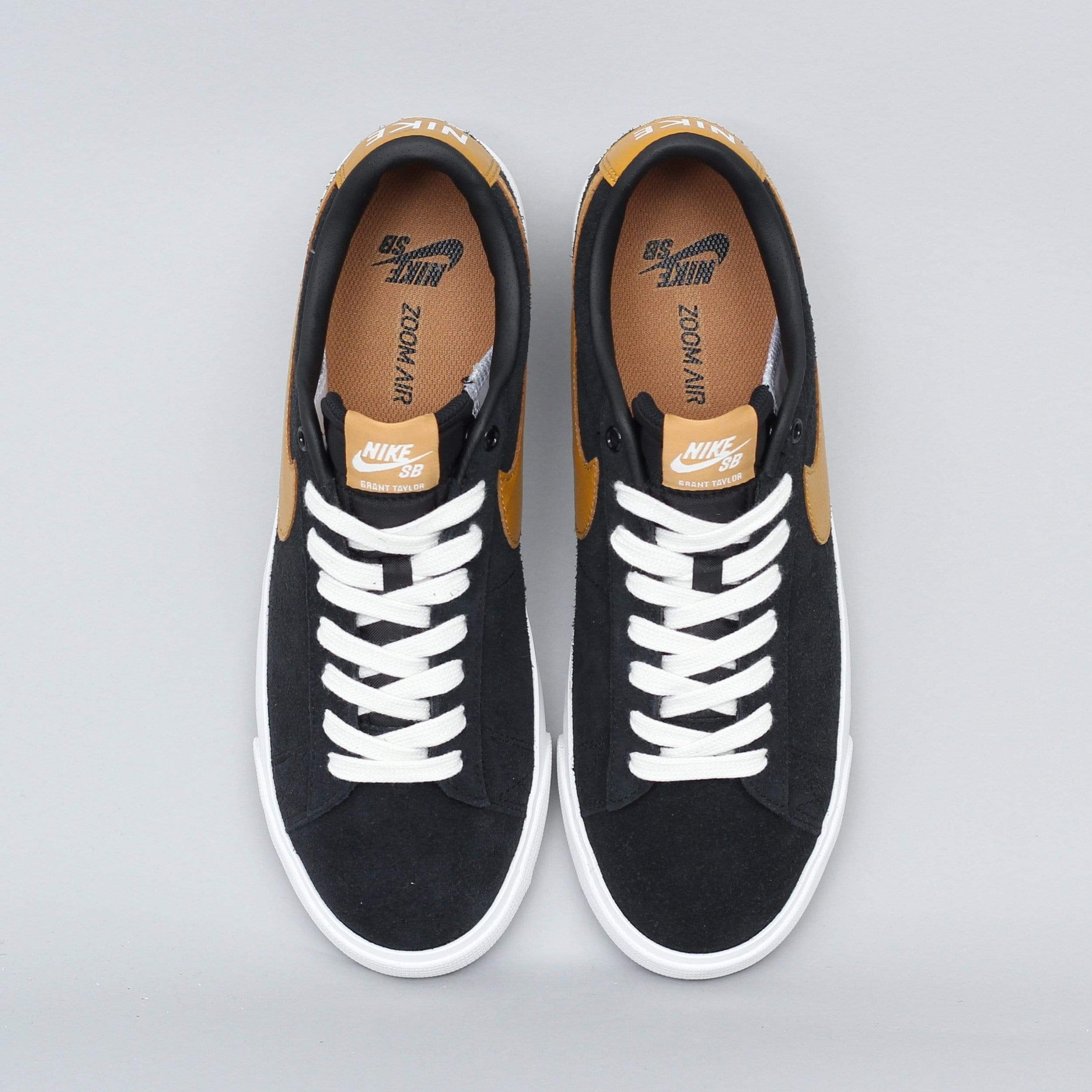 Nike SB Blazer Low GT Shoes Black / Wheat - Summit White