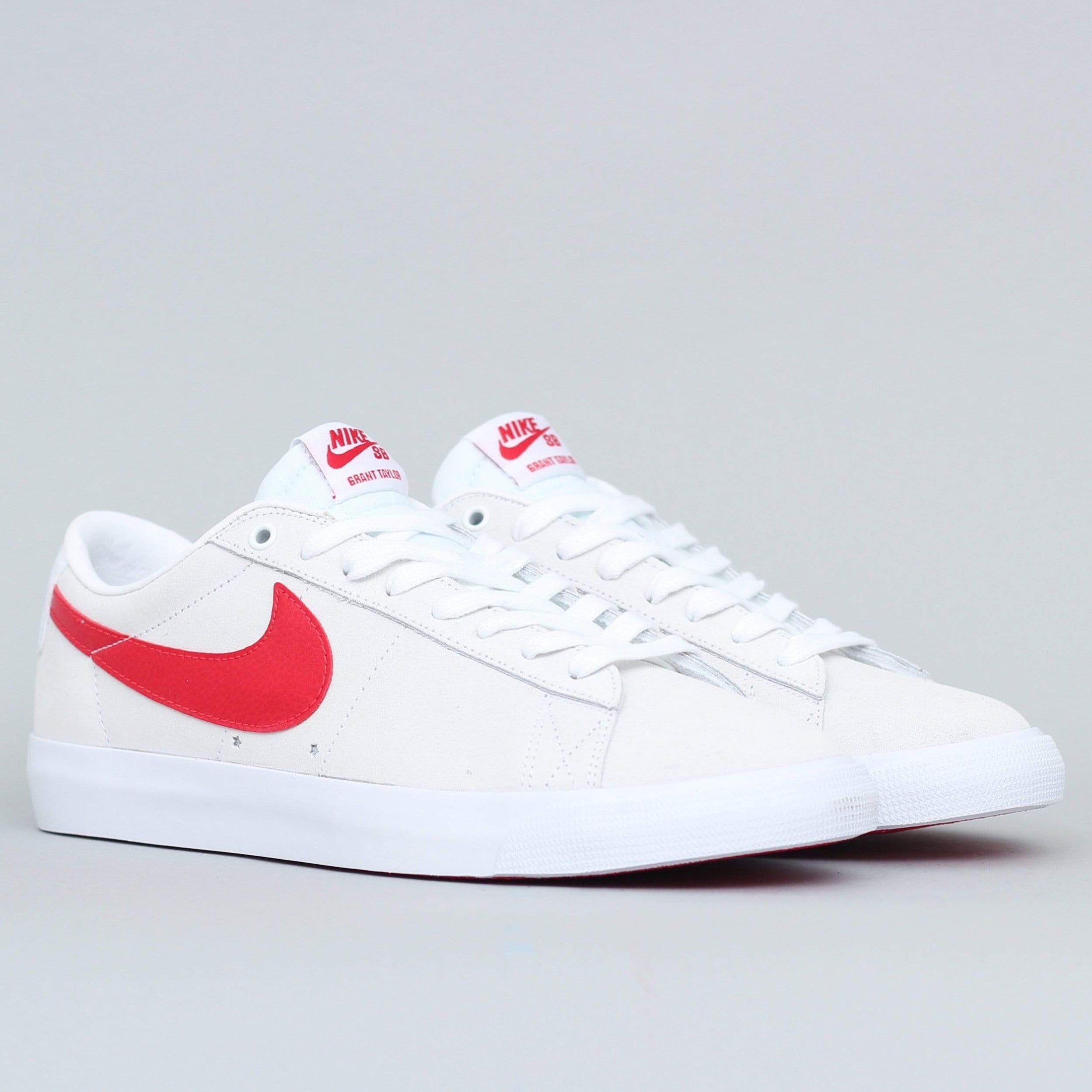 Nike SB Blazer Low GT Shoes White / University Red