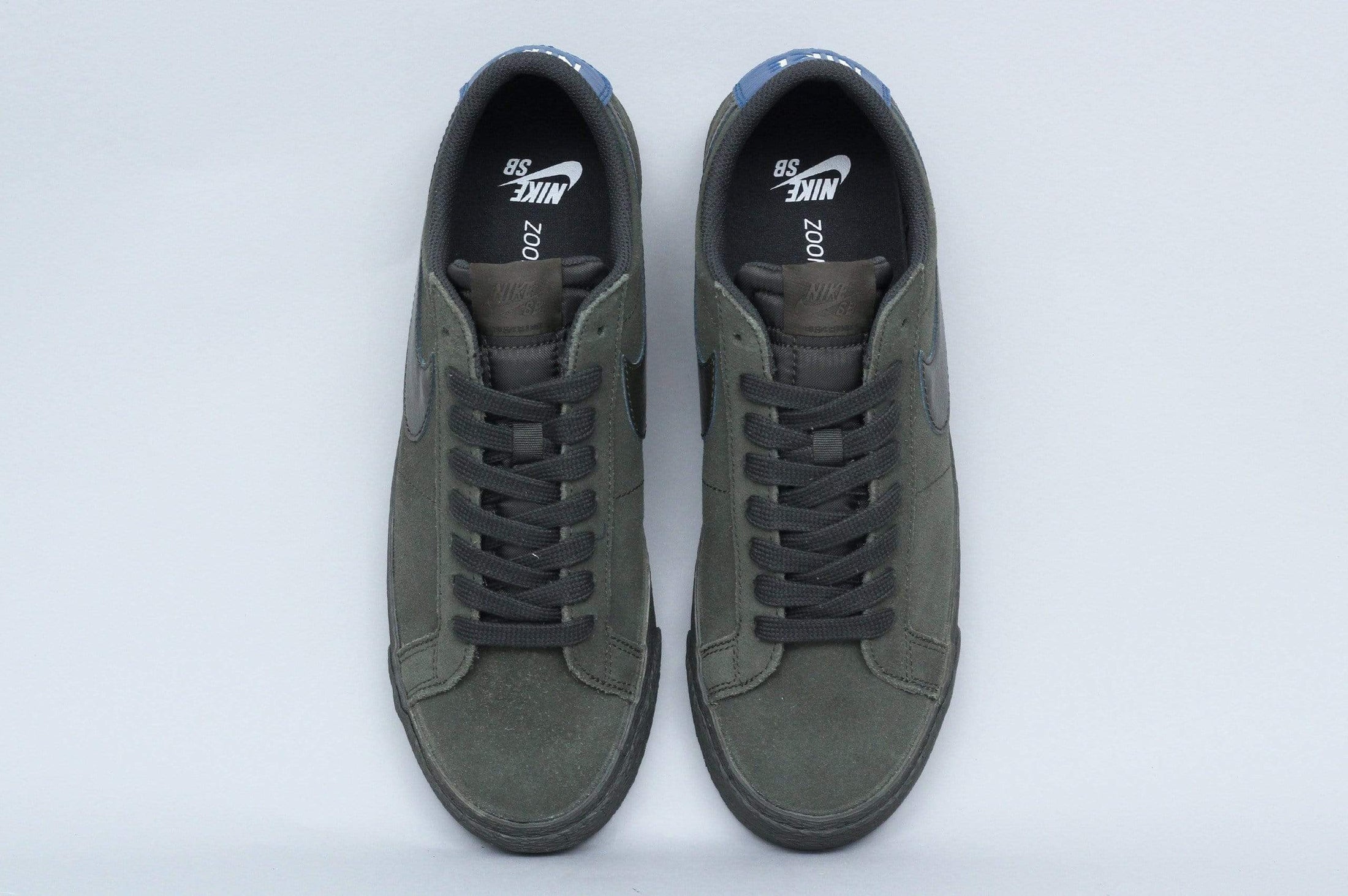 Nike SB Blazer Low Shoes Sequoia / Sequoia - Blue Force