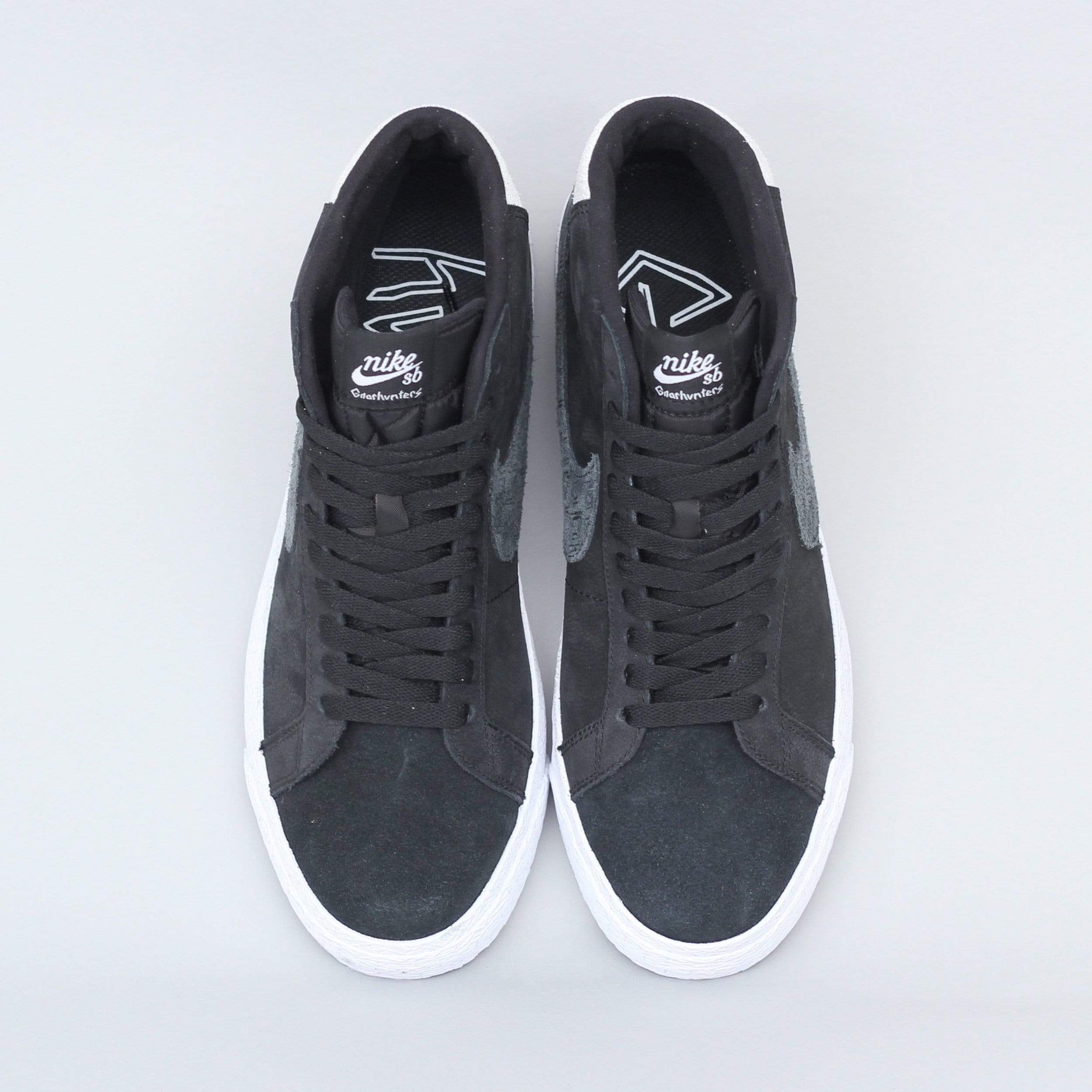 Nike SB Blazer Mid Gnarhunters QS Shoes Black / Black - White - White