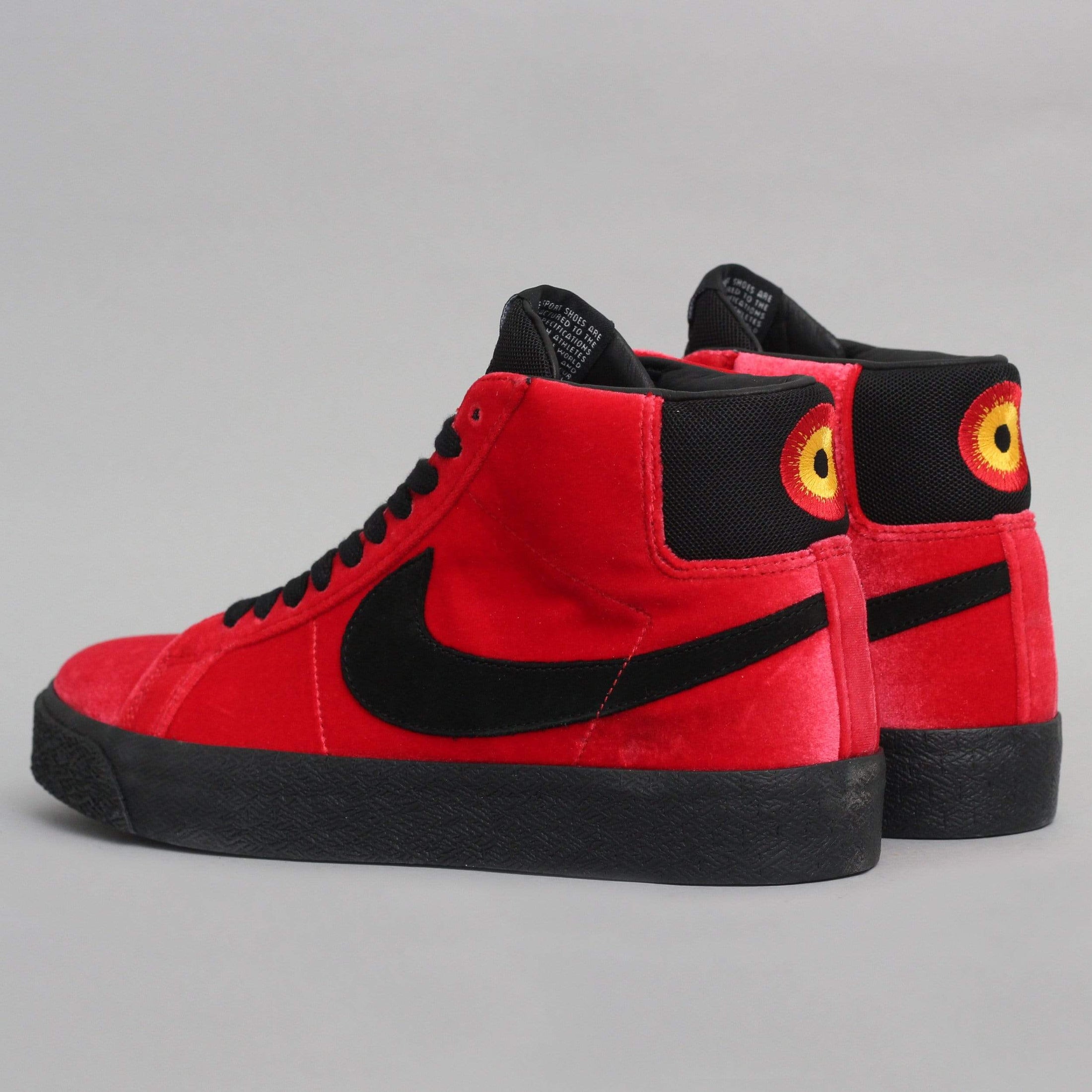 Nike SB Blazer Mid ISO Shoes University Red Black – Slam City Skates