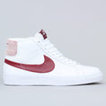 Load image into Gallery viewer, Nike SB Blazer Mid Premium Shoes White / Team Red
