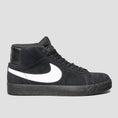 Load image into Gallery viewer, Nike SB Blazer Mid Shoes Black / White - Black - Black
