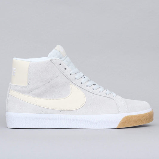 Nike SB Blazer Mid Shoes Photon Dust / Light Cream - White